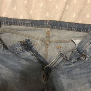 Boyfriend cut jeans